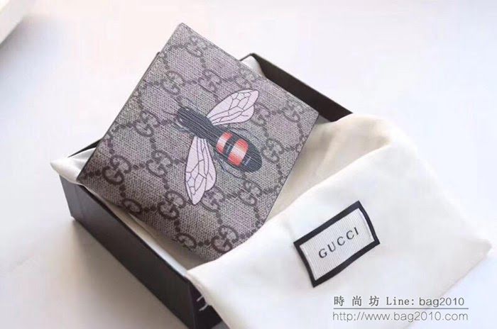 GUCCI古馳 錢包 實物拍攝 原廠材料 男士短錢夾 451268   ydgq3244